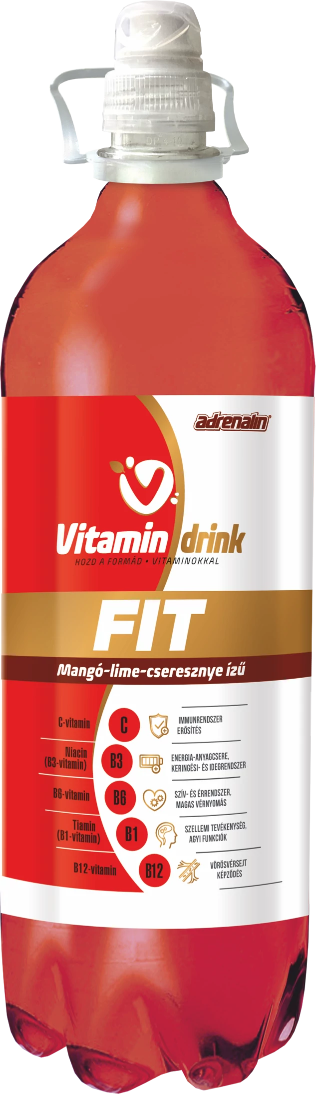 Adrenalin FIT vitamin ital mangó-lime-cseresznye 1l