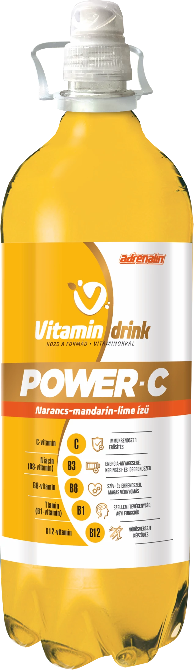 Adrenalin Power vitamin ital narancs-mandarin-lime 1l