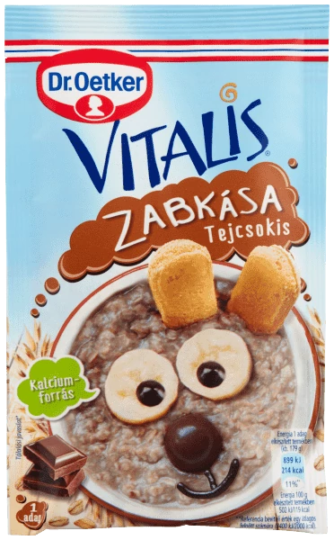 Dr.Oetker Vitalis zabkása tejcsokis 54g