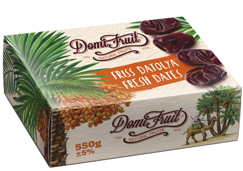Domi Fruit Friss Datolya dobozos 550g