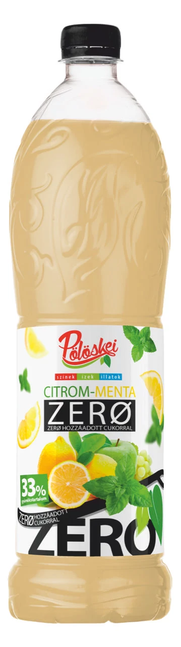 .Pölöskei ZERO 1l Citrom-Menta DRS