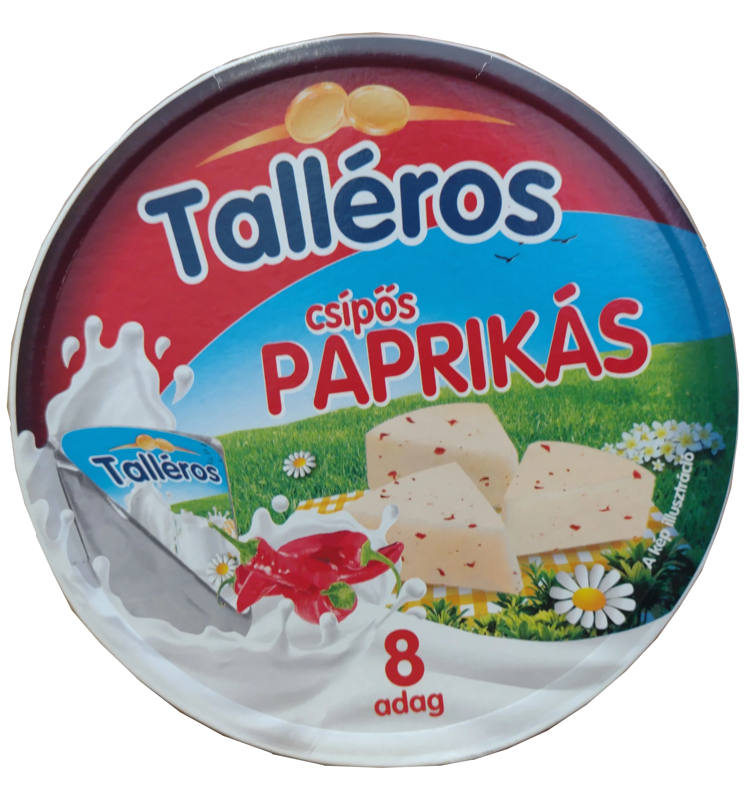 Kőrösi talléros sajt 140g csípőspap