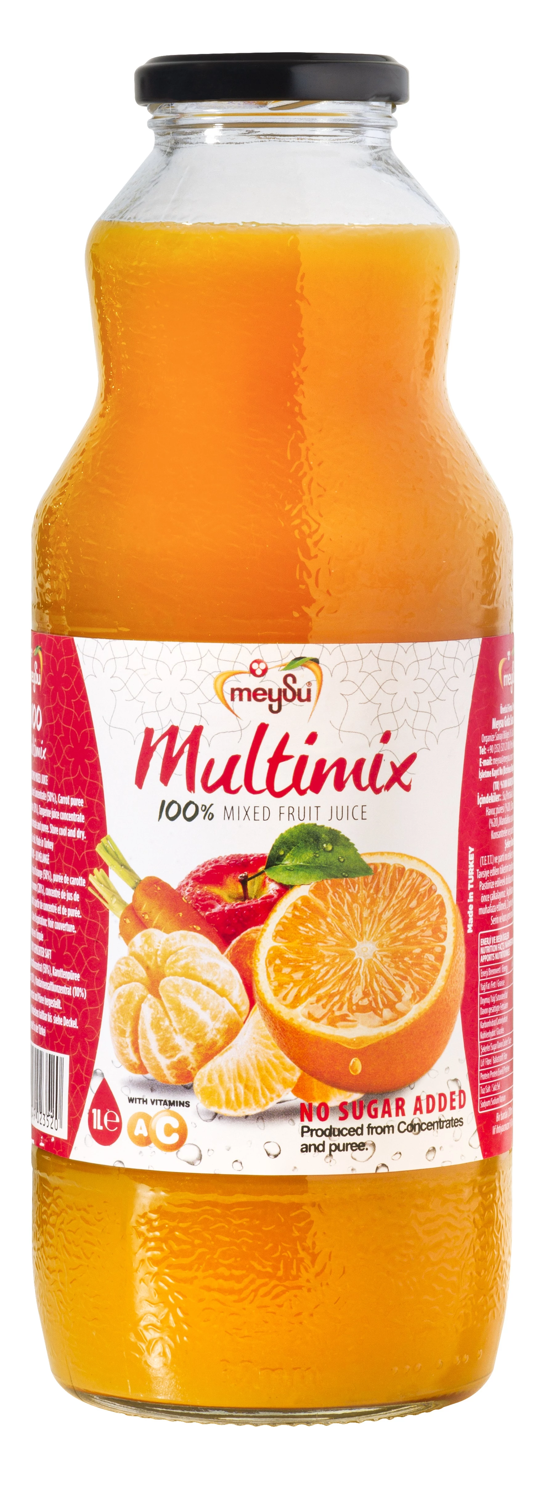 Meysu Multimix vegyes gyümölcslé (100%) 1l