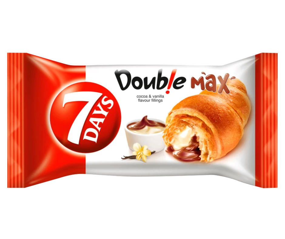 .7days Croissant80g Double Kakao&Van