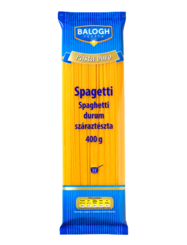 Balogh Pasta durum Spagetti tészta 400g