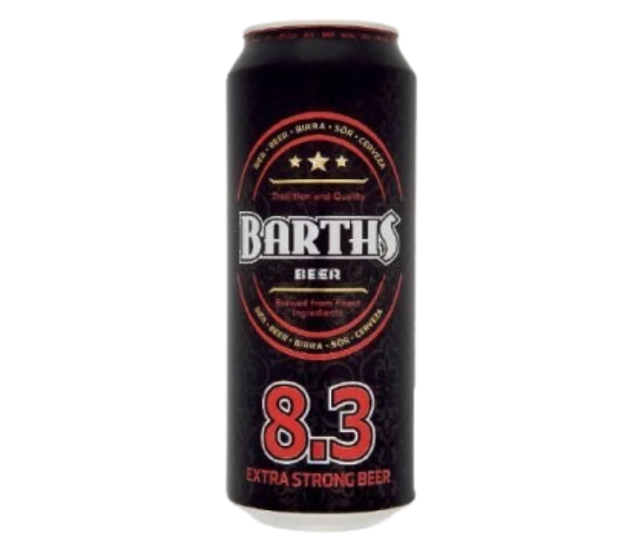 Barths 8,3 Extra Strong 0,5l dobozos sör (8,3%)