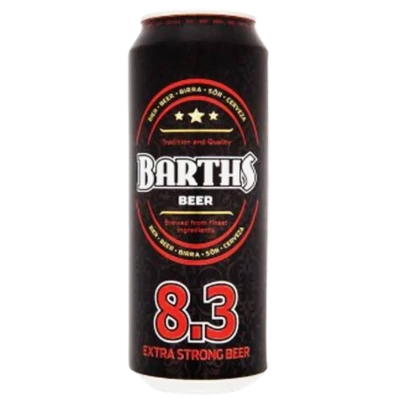 Barths 8,3 Extra Strong 0,5l dobozos sör (8,3%)