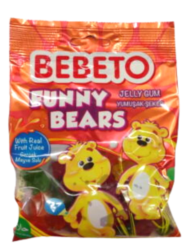 .Bebeto gumicukor 80g Funny Bears