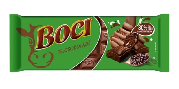 Boci 90g tejcsokoládé + 30%kakaó