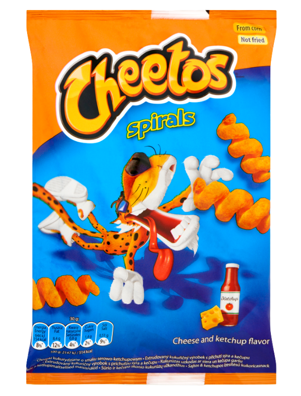 .Cheetos 30g Spirál Sajtos-Ketch.