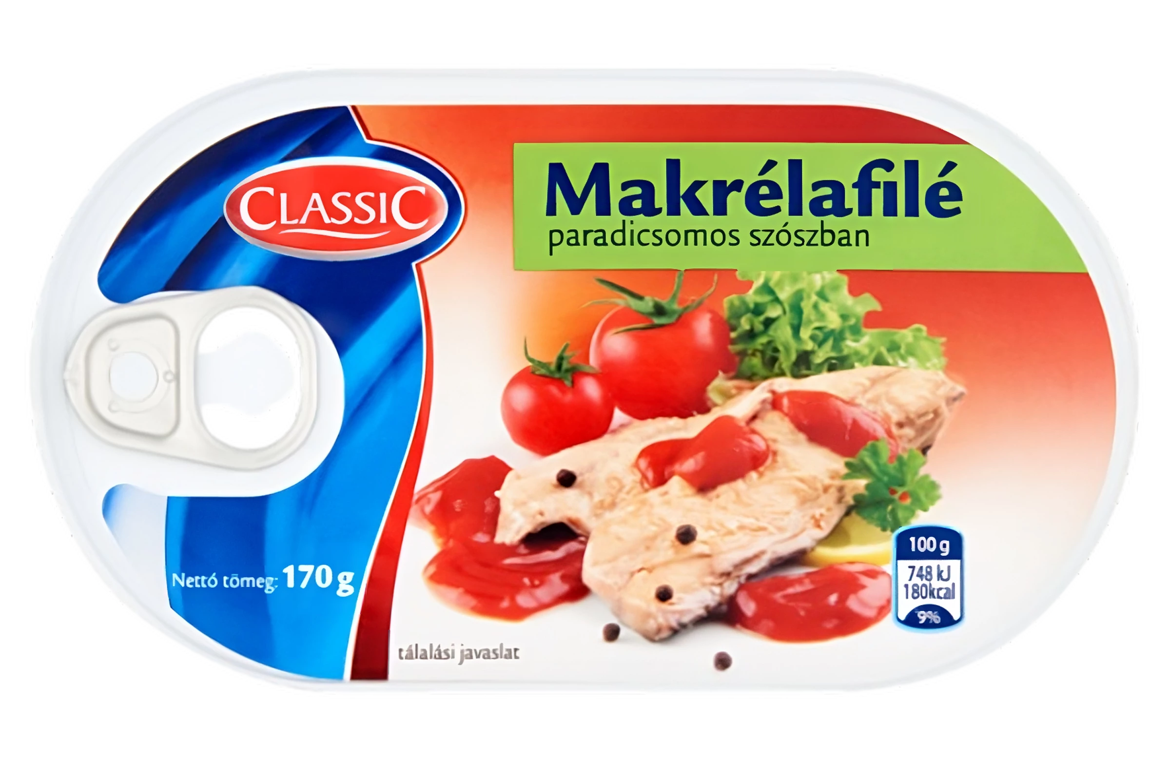 .Classic Makrélafilé 170g Paradicsom