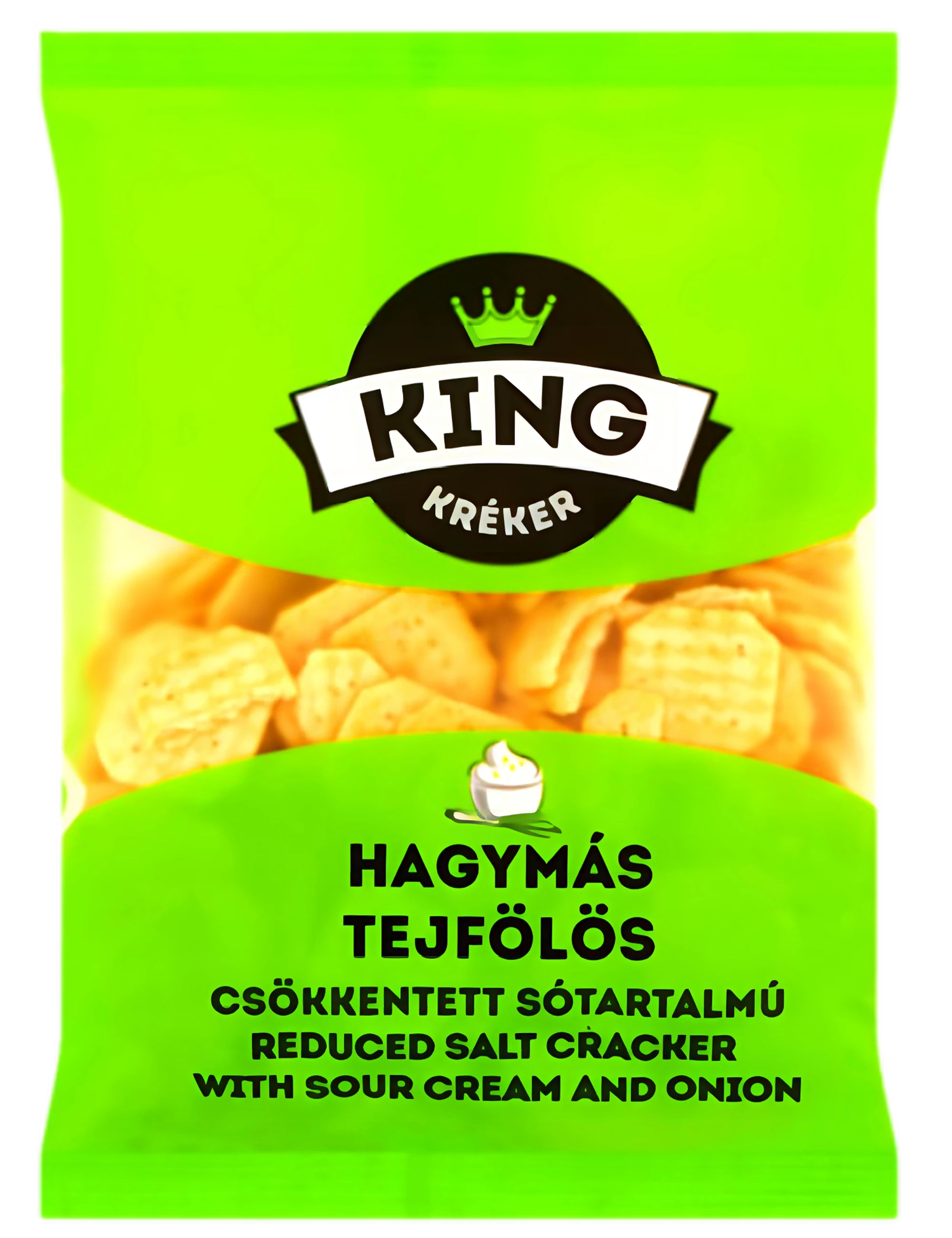 .Detki King kréker 100g Hagymás-tejf