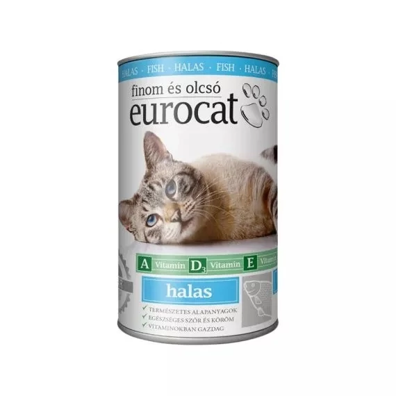 .EuroCat  Macskakonzerv 415g Halas