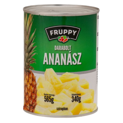 .Fruppy Ananász darabolt 565g/340g