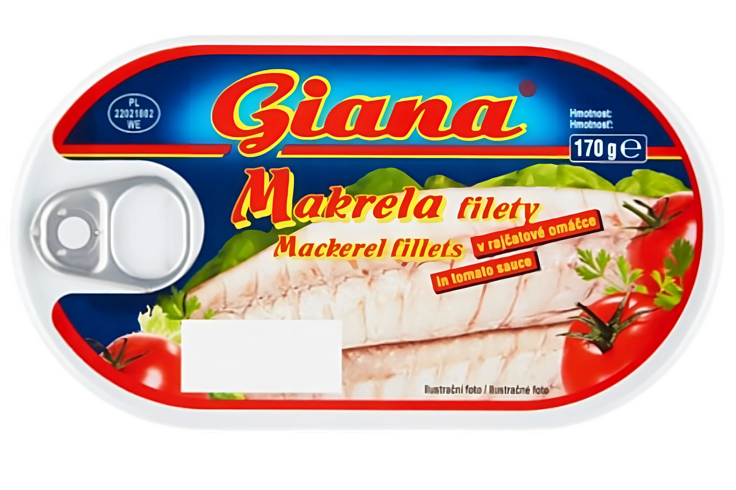 .Giana Makrélafilé paradicsomos 170g