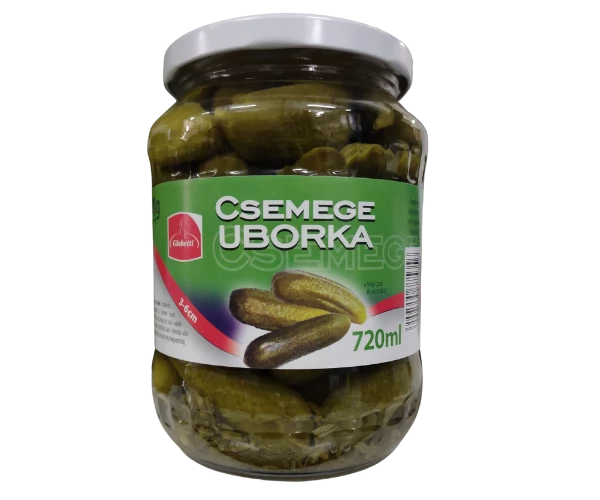 Globetti Csemegeuborka 3-6cm 680g/350g üv.
