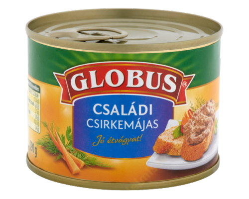 Globus családi Csirkemájas 190g tpz.
