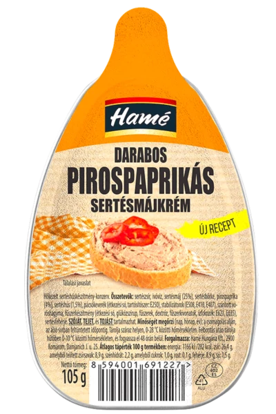 Hamé Májkrém darabos pirospapr. 105g