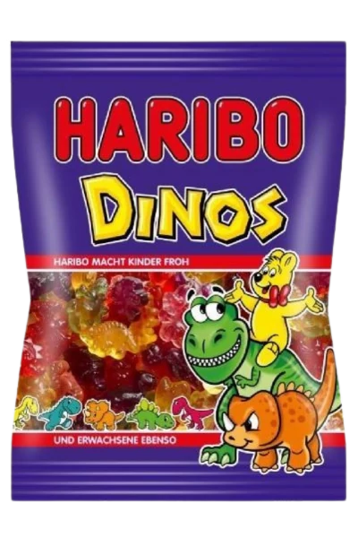 .Haribo 100g Dinosaurier gumicukor