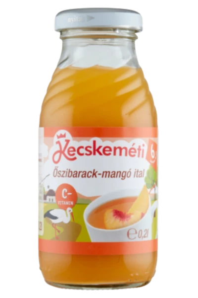 Kecskeméti bébi ital őszibarack-mangó 0,2l