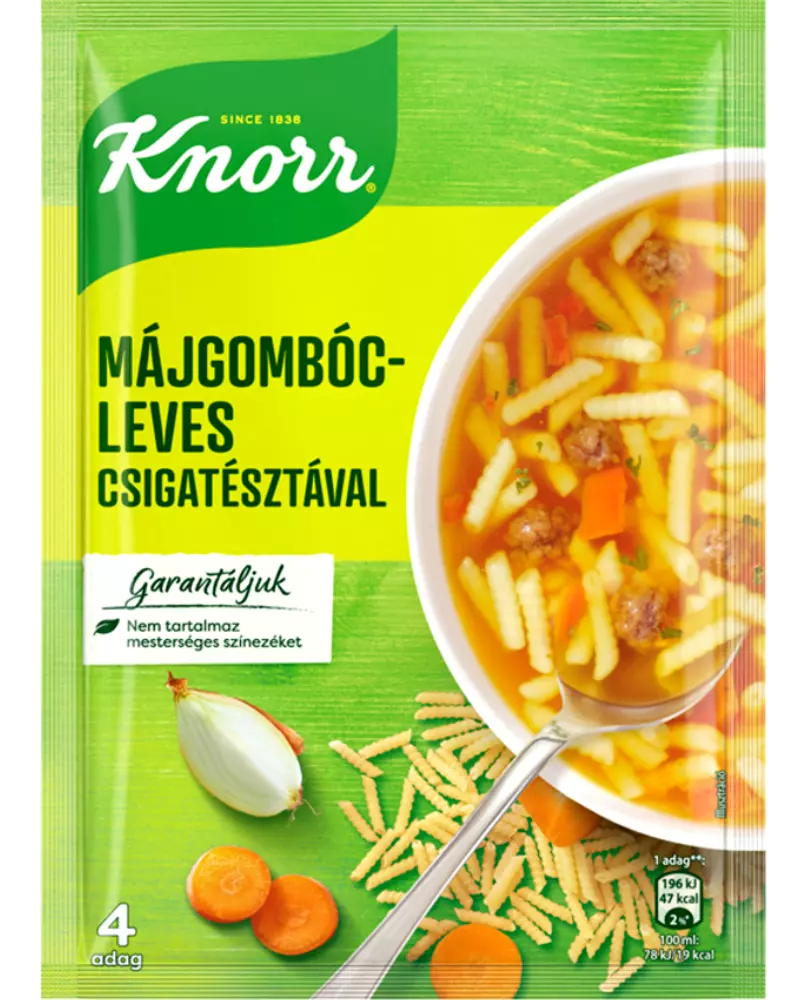 .Knorr Májgombócleves csigat. 58g