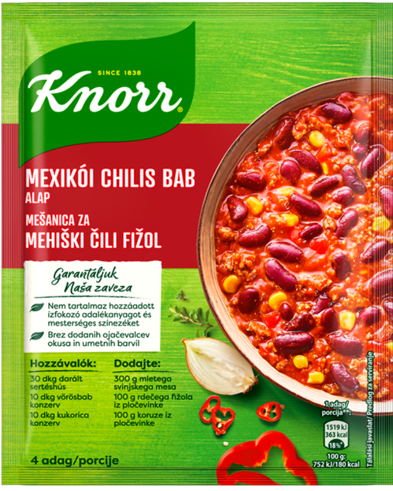 .Knorr Mexikói Chilisbab alap 50g