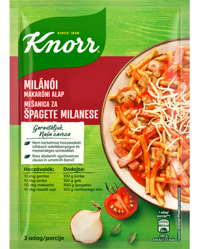 .Knorr Milánói makaróni alap 61g