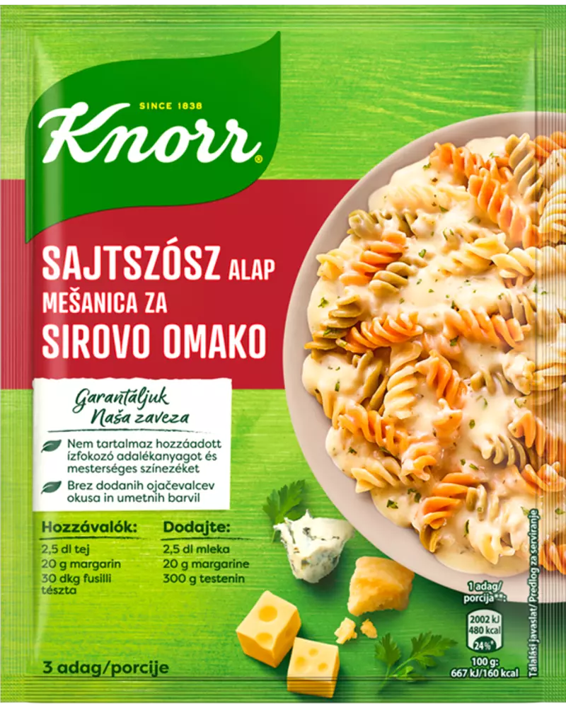 .Knorr sajtszósz alap 29g