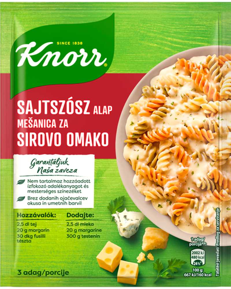 .Knorr sajtszósz alap 29g