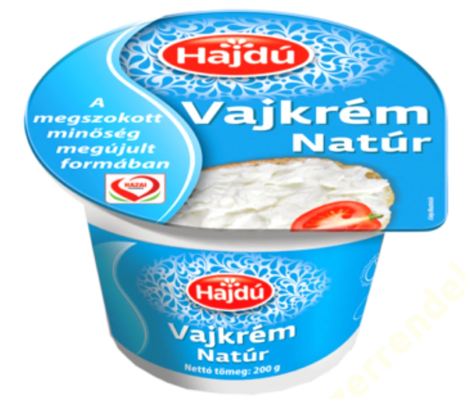 .Hajdú vajkrém 200g natúr (Kőrösi)