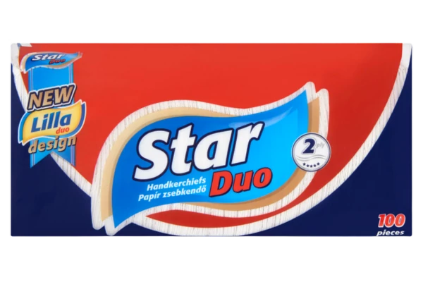 Star Duo Papírzsebkendö 100db 2rtg. 1050/rkl