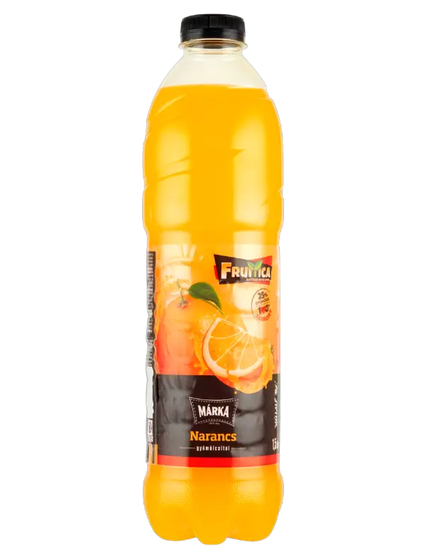 .Márka Fruitica 1,5l narancs 25%
