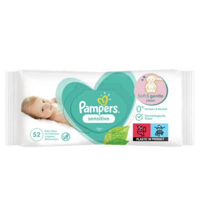 Pampers törlökendö 52db Sensitive
