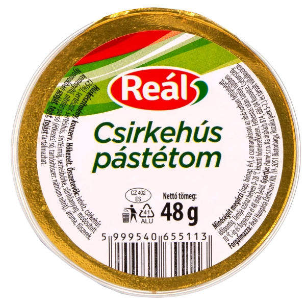 Reál Csirkehús pástétom 48g