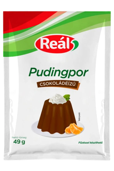 Reál pudingpor 49g csokoládé ízű