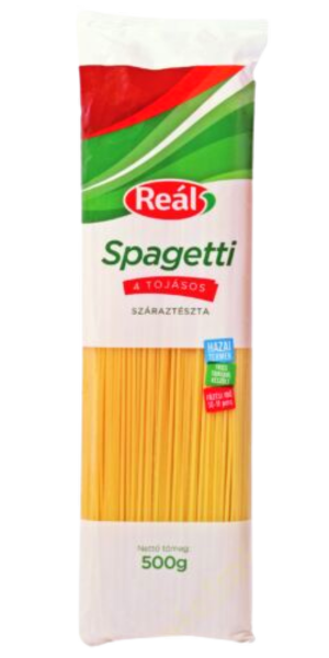 Reál tészta 500g spagetti  1344db/rkl.