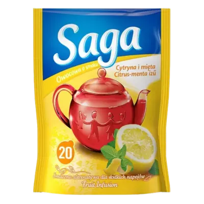 .SAGA tea 34g Citrus-Menta íz
