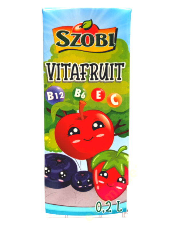 .Szobi Vitafruit 0,2l Pirosgyumölcs
