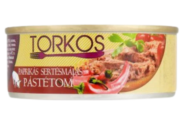 .Torkos pástétom 100g Pikáns ser.máj