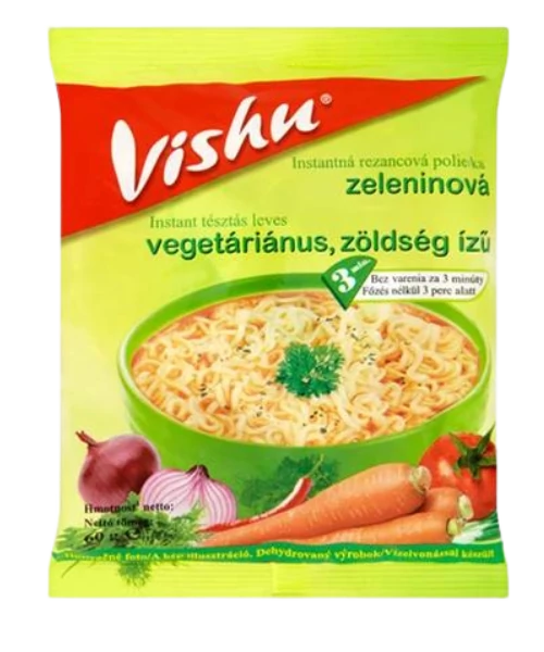 VISHU zöldséges tésztás leves 60g