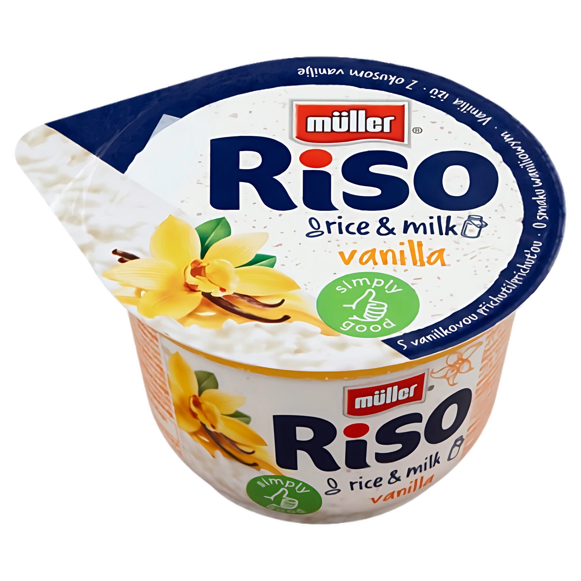 Müller tejberizs 200g vanília