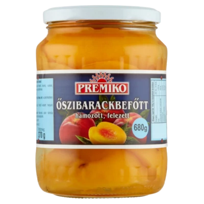.Premiko Öszibarack befőtt 720m üveg