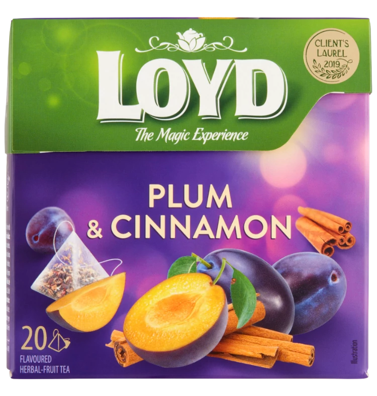 .Loyd tea 20x2g Szilva&Fahéj