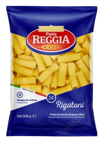 .Reggia durum 500g Rigatoni/Csőtészt