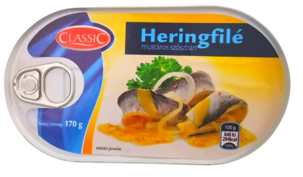 Classic heringfilé mustáros szószban 170g