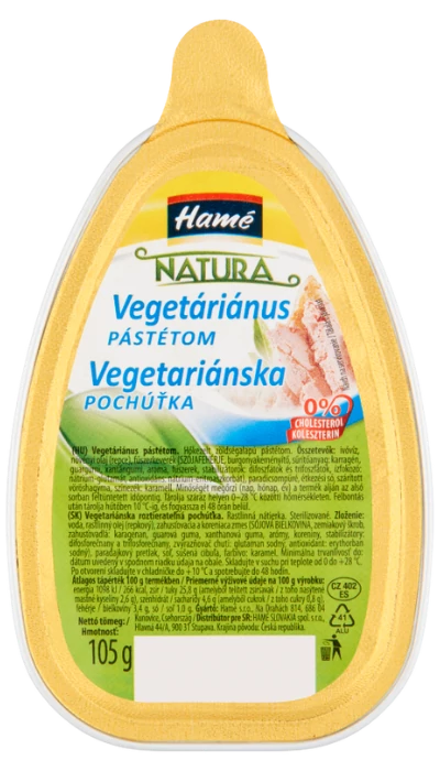 Hamé Vegetáriánus pást.105g Natura