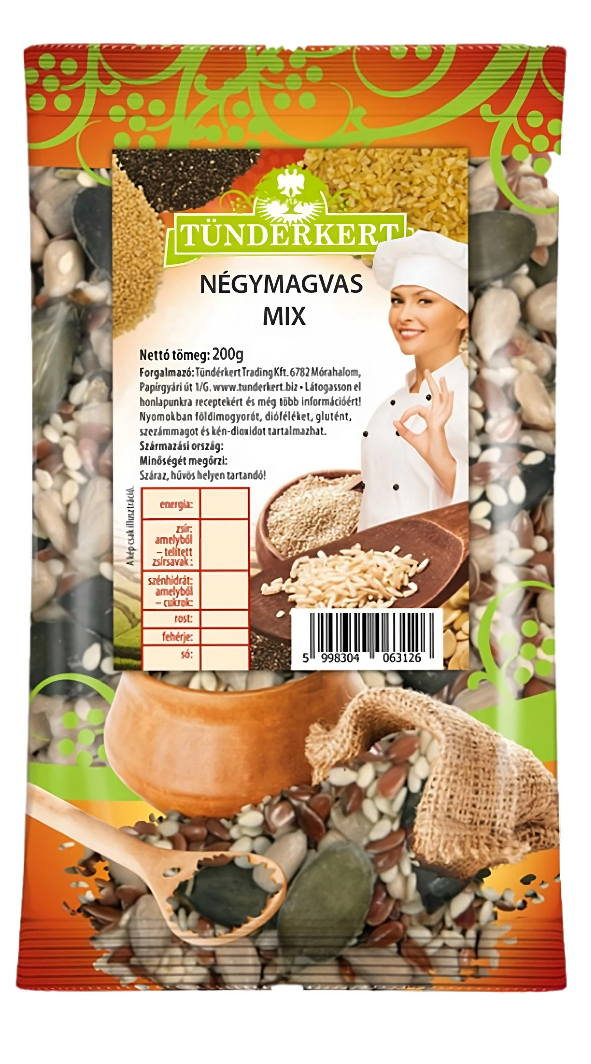 Tündérkert Négymagvas mix 200g