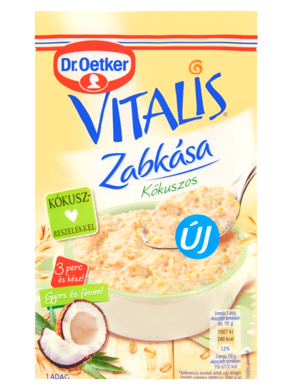 .Dr.Oetker Zabkása 56g Kókuszos