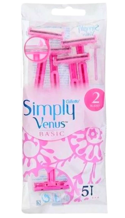 Simply Venus2 eldobható borotva 5db