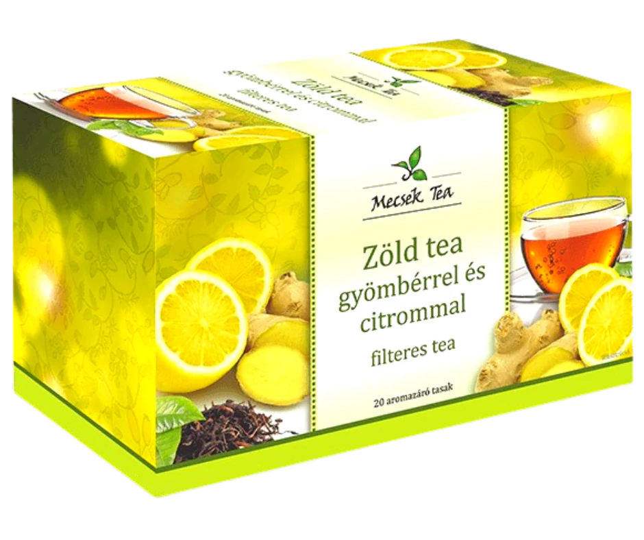 .Mecsek tea Zöld gyömbér-citrom 20x2